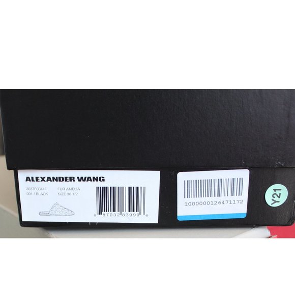 NEW Alexander Wang Amelia Stud Shearling Slippers - Picture 11 of 12